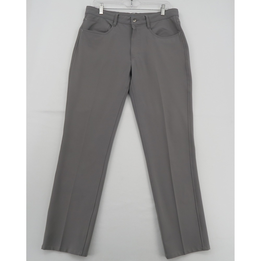 FootJoy‎ Mens Athletic Fit Golf Pants Gray 5-Pocket Stretch Trousers 32x32